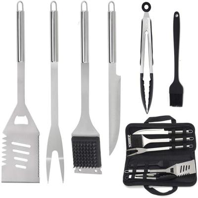 China Heavy Duty Stainless Steel Bbq Tool Set LFGB Approved Multifeature for sale