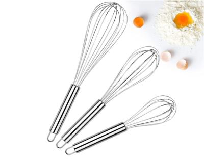 China Balloon Wire Stainless Steel Egg Whisk FDA Approved Nonrust for sale