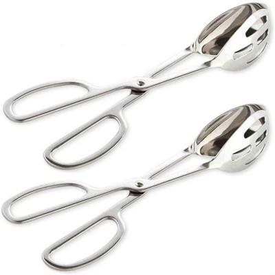 China Polished Stainless Steel Salad Tongs Toxinfree For Multiapplication for sale