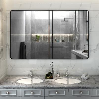 China Explosion-proof durable decorative square shape European bathroom mirror for sale