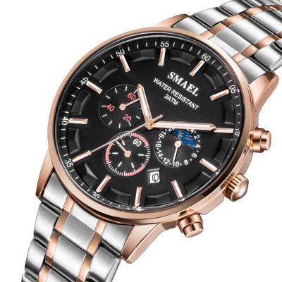 China Hombre toptan de relojes de saati de kol luxury watch 44mm date watch Raymons SL-9096 SMAEL men's watches automatic casual wrist mens wholesale quartz for sale