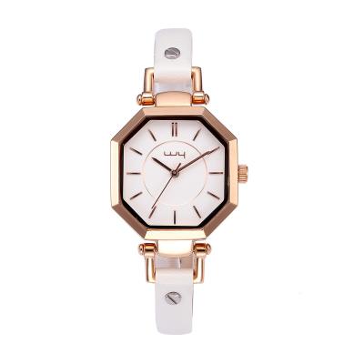 China Luxury Custom Logo Women Date Supply Raymons WY-073 Personality Octagon Automatic Irregular Prismatic Wrist Watches Women's Watch for sale