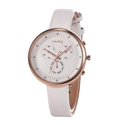 China Automatic Date RAYMONS WY-091 Relojes De Mujer Women Wrist Watch 3atm Water Resistant Leather Gifts All Type Lady Watch For Girl for sale