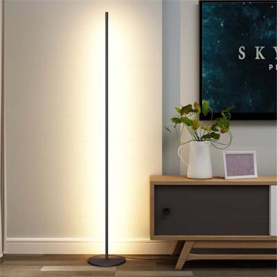 China Nordic Modern Simple Living Room LED Indoor Decorative Lamp Vertical Cylindrical Floor Lamp for sale