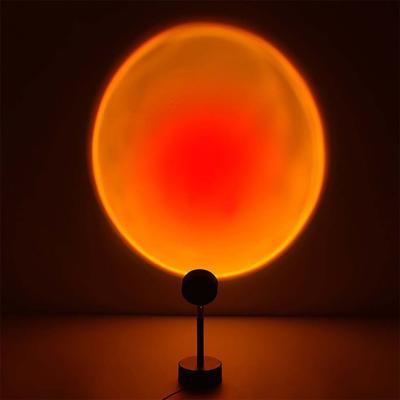 China Modern Popular Modern Atmosphere LED Bedside Lamp Sunset Lamp Rainbow Projection Sunset Lamp for sale