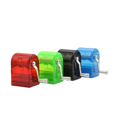 China New Wholesale Plastic Mini Manual Cigarette Herb Grinder Hand Cutter Grinder Cigarette Grinder for sale