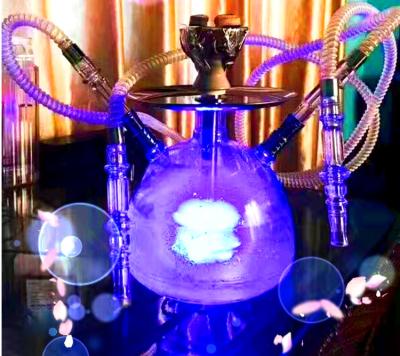 China Finished acrylic hookah set acrylic arabic shisha LED bar KTV with lamp for sale