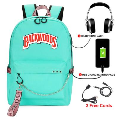 China With USB Custom Made Bag USB Rechargeable Schoolbag Computer Bag Backpack Accessories for sale