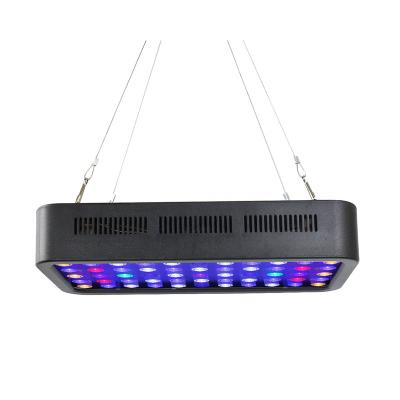 China Aquarium Two Way Dimmable Slaterwater Marine Coral Reef 165W RGB Led Aquarium Light for sale