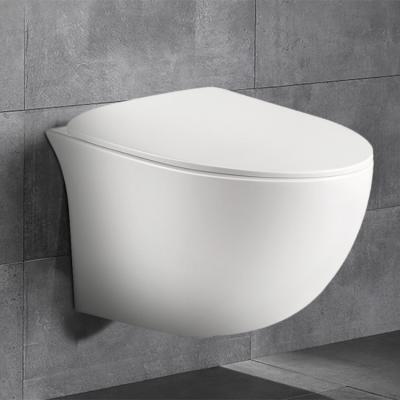 China Concealed Cistern China Supplier European Top Wall Hung Toilet , Bathroom Ceramic Wall Mounted Toilet for sale