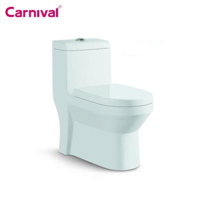 China Double-Flow Indian Sanitary Ware Bathroom Toilet Design WC One Piece Toilet W104 for sale