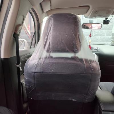 China Plastic Disposable Car Seat Cover Bag , 20-200microns Square Bottom Bag Te koop