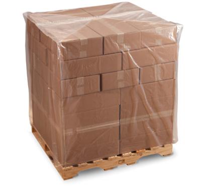 中国 Waterproof Clear LDPE Plastic Pallet Cover 1 - 4 Mil Thickness Custom Size 販売のため