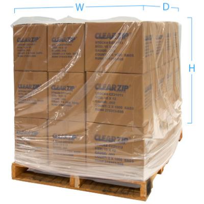 Cina Custom LDPE Durable Heavy Duty Poly Plastic Cover Liners Plastic Pallet Cover in vendita