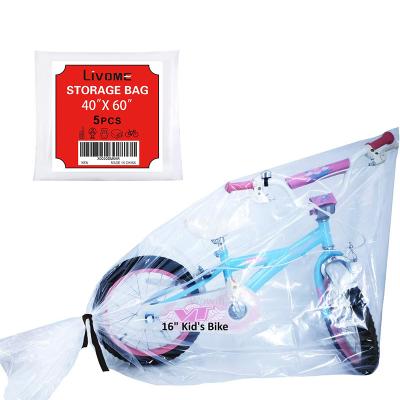 China Clear Giant Storage Bags Jumbo Plastic Moving Bags For Clothes Packing zu verkaufen