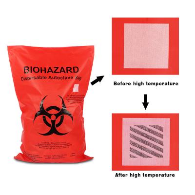 China Autoklavierbarer Biohazard-Plastiktaschen zu verkaufen