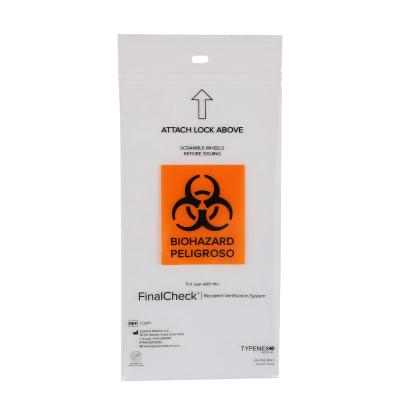 China Biohazard médico do saco Ziplock plástico claro do transporte do espécime do LDPE à venda