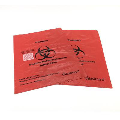 China LDPE de alta resistencia PP del HDPE de Chemo Biohazard Plastic Bags del polietileno en venta