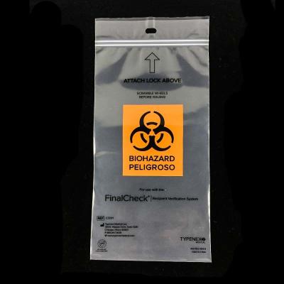 China Embalaje médico de aislamiento Ziplock del bolso del espécimen del Biohazard de la patología del laboratorio en venta