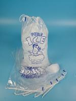 China Eco friendly Recyclable Reusable Drawstring Ice Bags For First Aid Treatment for sale