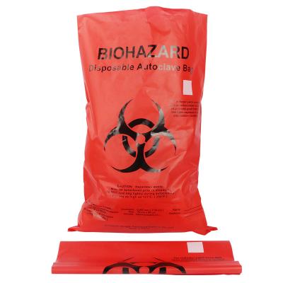 Κίνα HDPE PP LDPE Biohazard πλαστικές τσάντες για τα ιατρικά απόβλητα νοσοκομείων προς πώληση