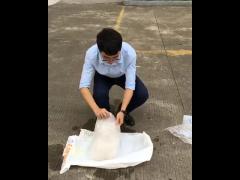 LDPE Drawstring Ice Bags Heat Seal Heavy Duty Type