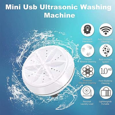 China Hotel 3 in 1 Mini Portable Ultrasonic Turbo Washing Machine with USB, Suitable for Travel Business or College Rooms for sale