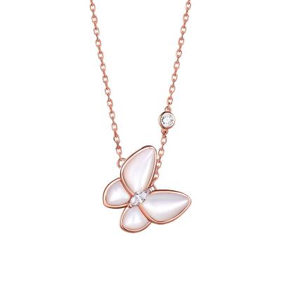 China Korean fashion new fashion punk shell student butterfly necklace pendant wild cool female for sale