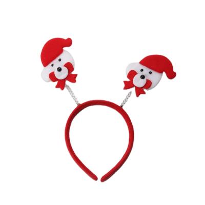 China Fashionable Reindeer Santa Headbands Assorted Christmas Party Toys Hats Costume Headbands For Xmas Holiday Party for sale