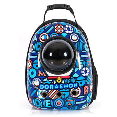 China Waterproof Breathable Portable Travel Pet Carrier Backpack Space Capsule Backpack with Soft Handle and Zipper for sale