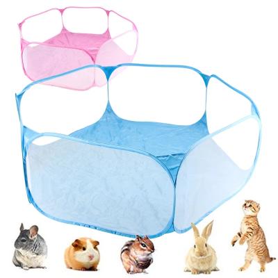 China Breathable Portable Fashion Pet Indoor/Outdoor Small Guinea Pigs Pet Cage Playground Fence Open Hamster Chinchillas for sale