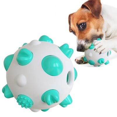 China Durable Environmental Protection Activity Chew Ball Shape and Safety Bite Pet Toy Dog Interactive Resistant Toys and Accessories Exhale To for sale