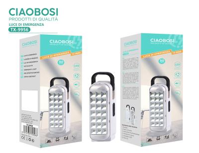 China Emergency lighting ciaobosi kitchen appliances small SMD63 LED emergency light TX-9956 led portable emergency light for sale