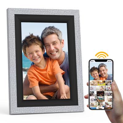 China Wifi PRITOM 10.1 Inch Digital Photo Frame 1280x800 IPS Screen Show Biu Frame APP Download Photo Digital Video Frame for sale