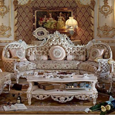 China livinroom Furniture Design Wooden European Style Antique Set Wood House Room Solid Material Origin Type Te koop