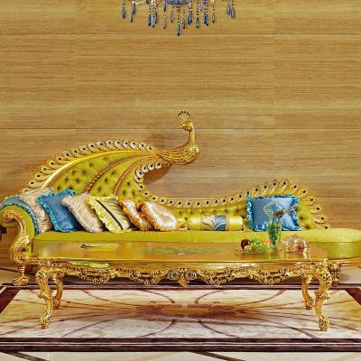 中国 European design French style classical furniture living room sofa set luxury european living room furniture set 販売のため