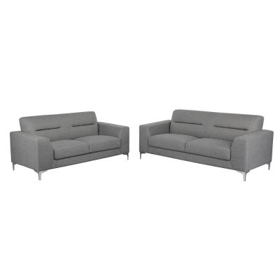 China Contemporary European Style Living Room Three Seater Sofa With Metal Leg for sale