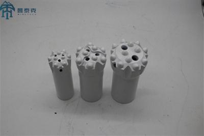 China White Colour 64mm T38 Thread Button Drill Bit Bench And Production Drilling for sale