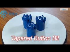 rock blasting hole tapered button bit 36mm 11 degree for construction use