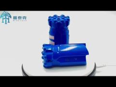 T45 76mm Retract Skirt 13 Spherical Buttons Bench And Production Drilling Tools