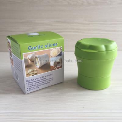 China Professional Viable Hand Garlic Slicer SS Twisted Blade for sale