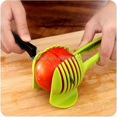 China Sustainable Multifunctional Handheld Tomato Slicer Tomato Slicer Round Fruit Vegetable Cutter, Lemon Shreadders Slicer for sale