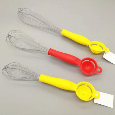 China Viable 2 in 1 Egg Tool Egg Beater with Egg Separator for sale