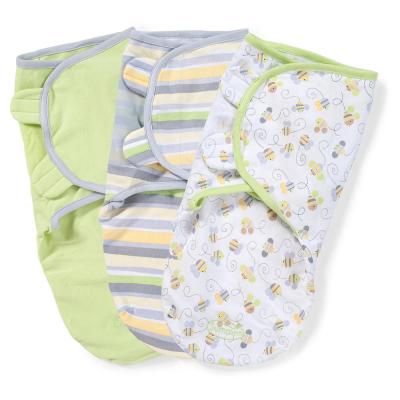 China Factory Wholesale 100%Cotton Breathable 0-3 Months Blanket Sleeping Bag Newborn Baby Wrap Swaddle Wrap for sale