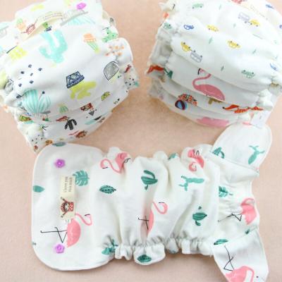 China Wholesale Reusable Pocket Newborn Baby Diaper Cotton Factory Handmade Baby Diaper Pads for sale