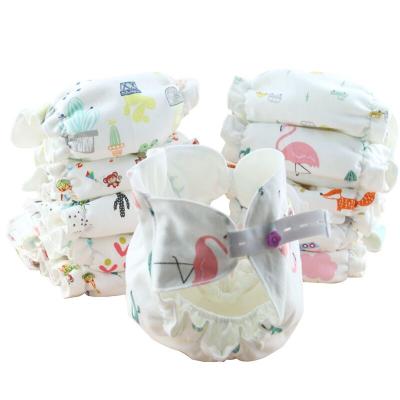 China Cotton 2020 Cute Washable Baby Diapers Insert Protection Baby Handmade Diaper Adjustable Baby Diaper for sale