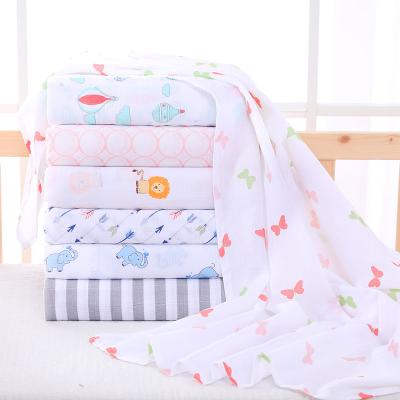 China QUICK DRY neonatal neonatal wrap blanket muslin cotton gauze towel water bath towel baby wrap blanket for sale