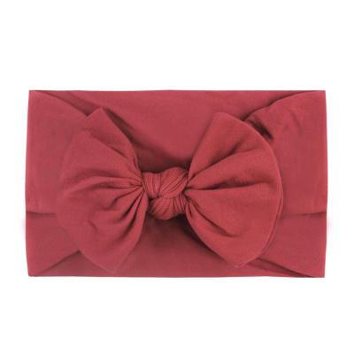 China Beautiful QUICK DRY Popular Super Soft Nylon Bow Hair Accessories Baby Princess Baby Princess Hair Band for sale