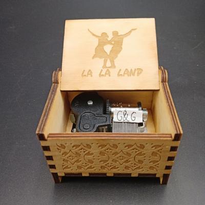 China Make Music Gift Factory LaLaLand Custom Gift Craft Music Box for sale