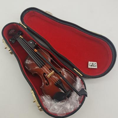 China China Violin Shape Ornament Mini Musical Instrument Home Decoration for sale